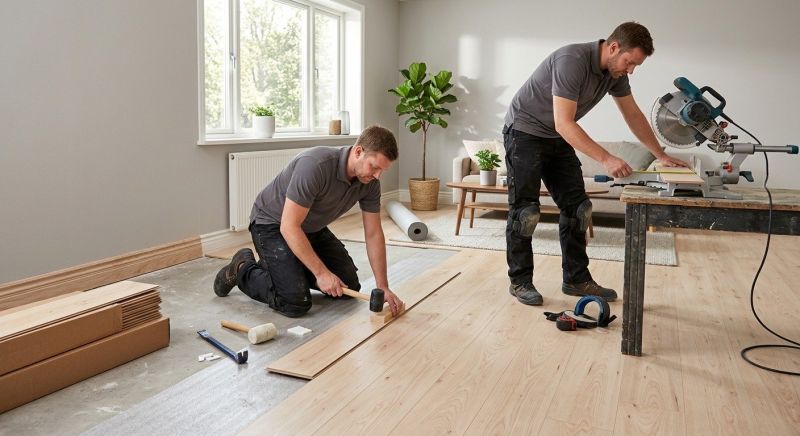 Laminate Floor Installation in Coventry, CT