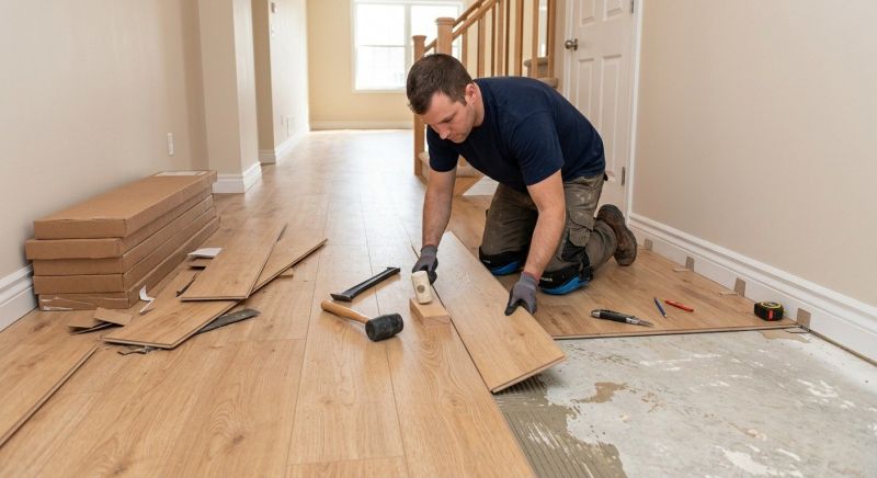 Laminate Floor Installation in North Granby, CT