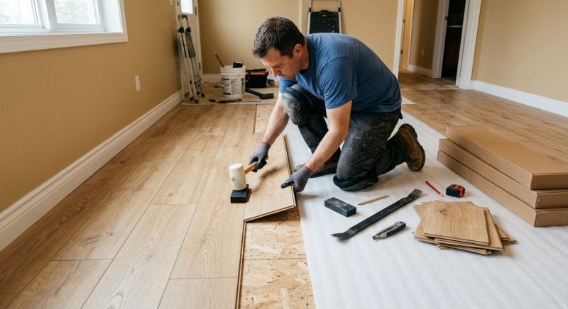 Laminate Floor Installation in Storrs Mansfield, CT