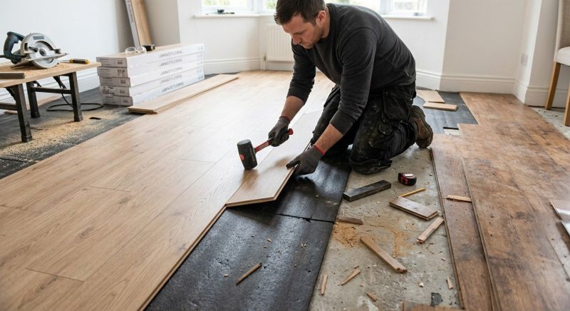 Laminate Floor Installation in Suffield, CT