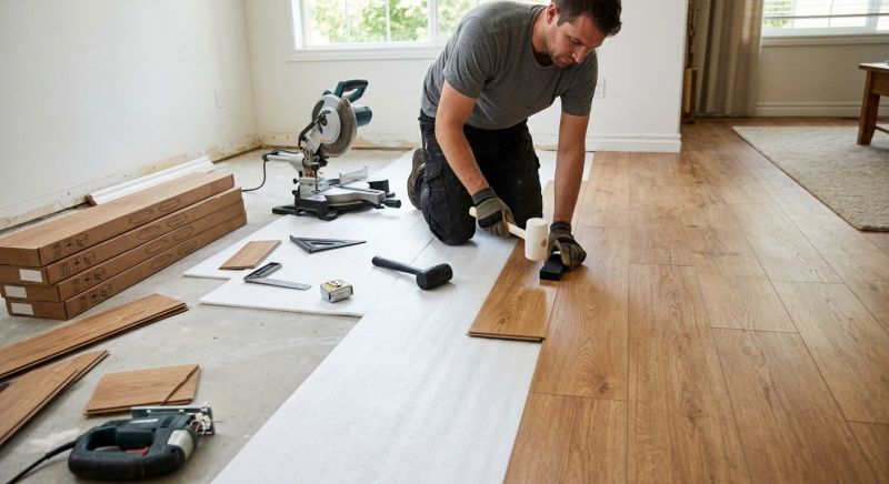 Laminate Floor Remodeling in Enfield, CT