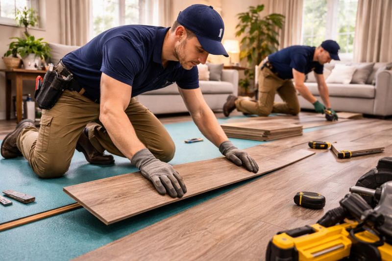 Laminate Floor Replacement in Belchertown, MA