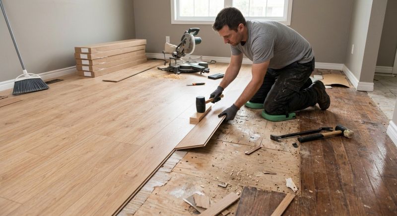Laminate Wood Installation in Enfield, CT