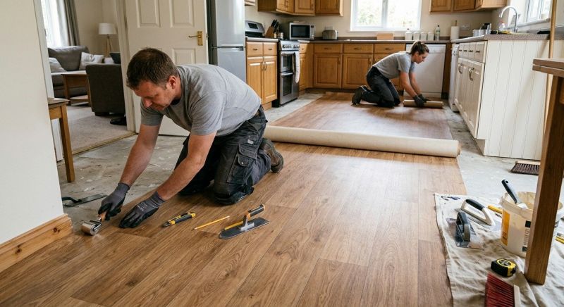 Linoleum Floor Installation in Enfield, CT