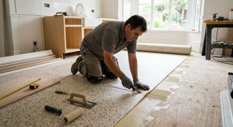 Linoleum Floor Installation in Manchester, CT