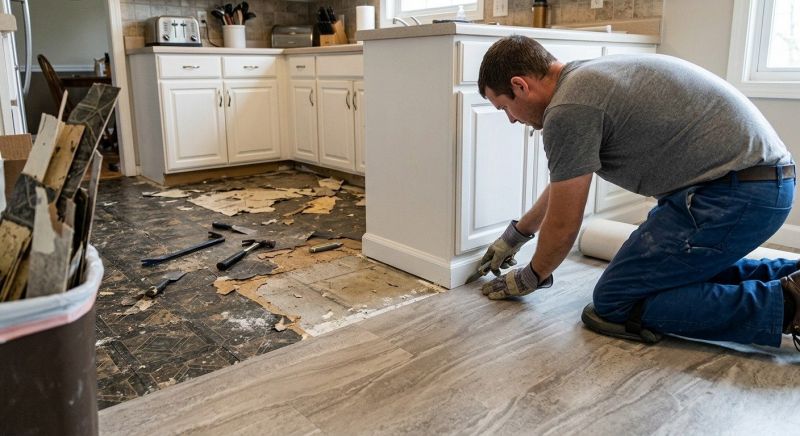 Linoleum Floor Installation in North Granby, CT