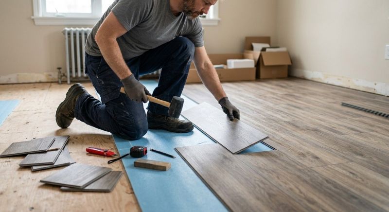 Linoleum Floor Installation in West Hartford, CT