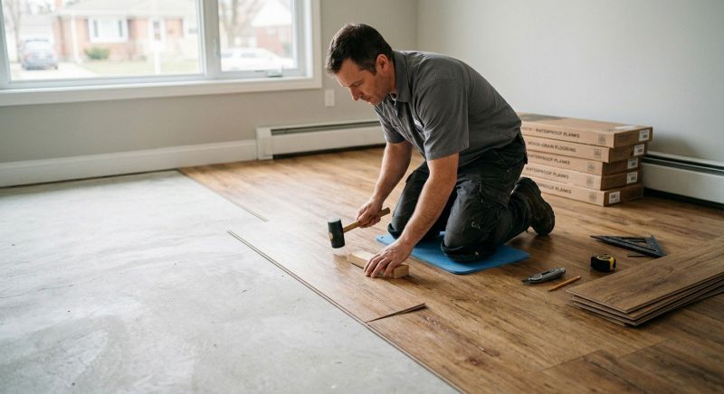 Linoleum Flooring Replacement in Enfield, CT