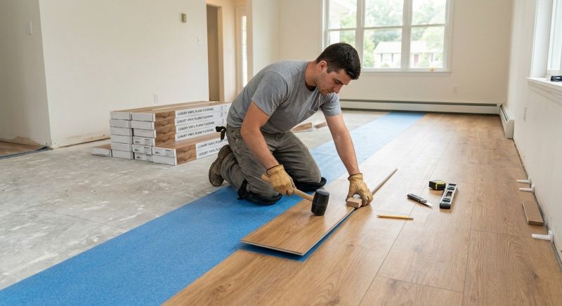 Luxury Vinyl Tile Installation in Wethersfield, CT