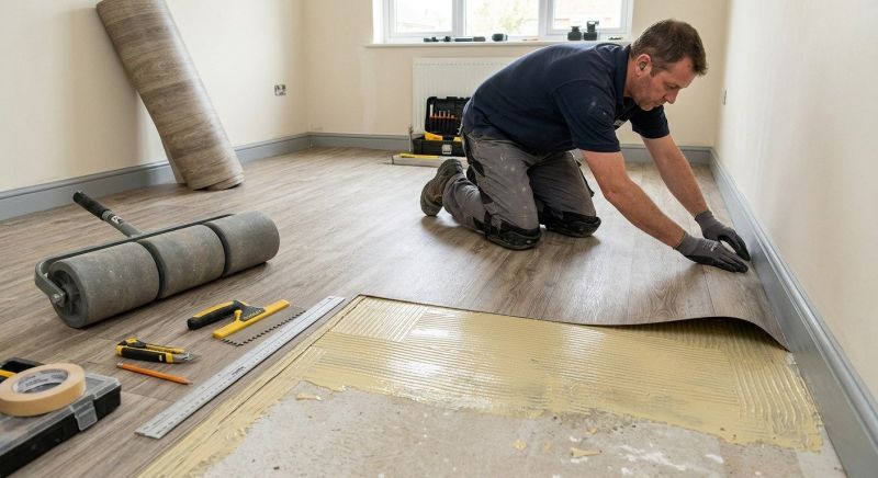Sheet Flooring Installation in North Canton, CT