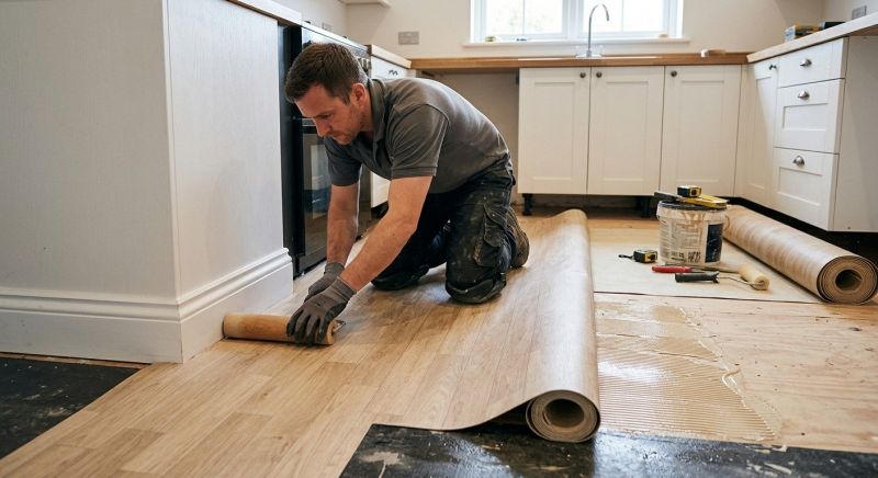 Sheet Linoleum Installation in Windsor Locks, CT