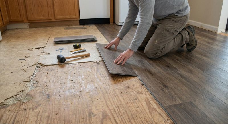 Vinyl Floor Replacement in Enfield, CT