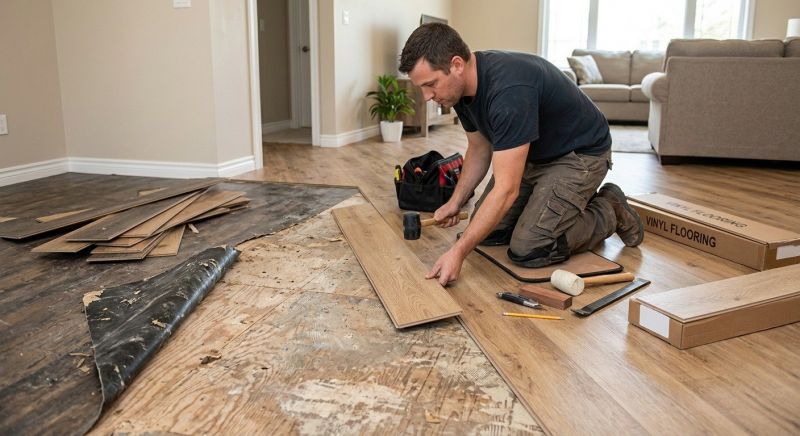 Vinyl Flooring Installation in Glastonbury, CT
