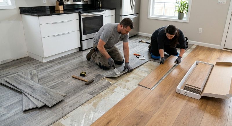 Vinyl Tile Replacement in Enfield, CT